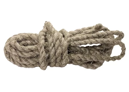 Веревка льнопеньковая D 10 мм L 6 м крученая Россия 94011 купить в Перми