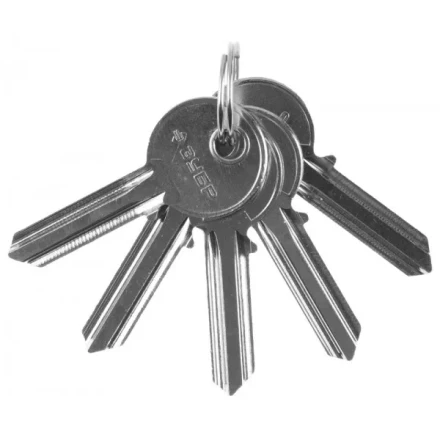 Заготовка ключа ЗУБР &quot;МАСТЕР&quot; для цилиндровых механизмов, английский тип, 5 шт. 52195_z01 купить в Перми