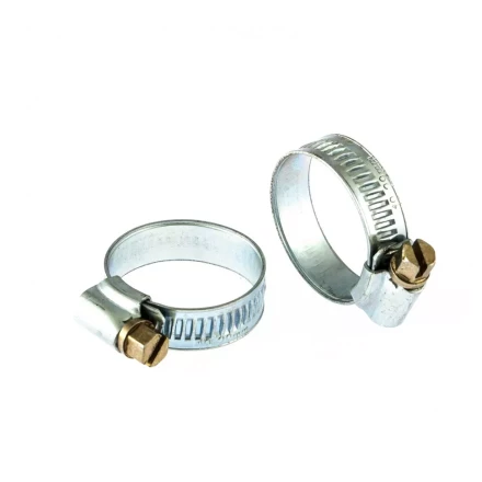 Хомуты металлические червячные 19-29 мм ширина 12 мм английский тип W1 2 шт Сибртех 47667 купить в Перми