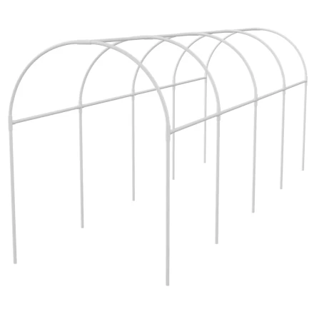 Каркас парника пластиковый 5х1,1х1,2м дуга d 20 мм белый PALISAD 63902 купить в Перми
