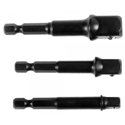 Набор адаптеров KRAFTOOL &quot;EXPERT&quot; для торцовых головок 1/4&quot;, 1/2&quot;, 3/8&quot;, 65 мм, 3 предмета 26775-H3 купить в Перми