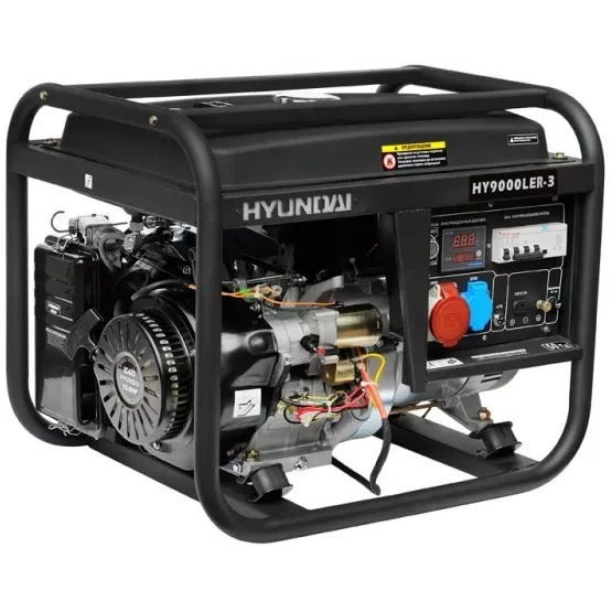 Бензогенератор Hyundai HY 9000LER-3 купить в Перми