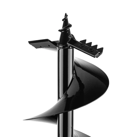 Шнек для грунта ER-200, диаметр 200 мм, длина 800 мм,соединение 20 мм, съемный нож Denzel 56008 купить в Перми