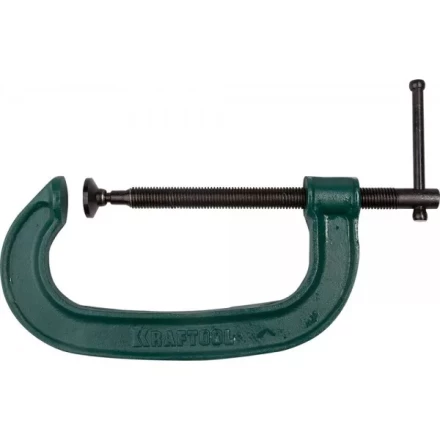 Струбцина KRAFTOOL &quot;EXPERT&quot;, высокопрочный чугун с шаровидным графитом, 4&quot;/100 мм 32229-100 купить в Перми