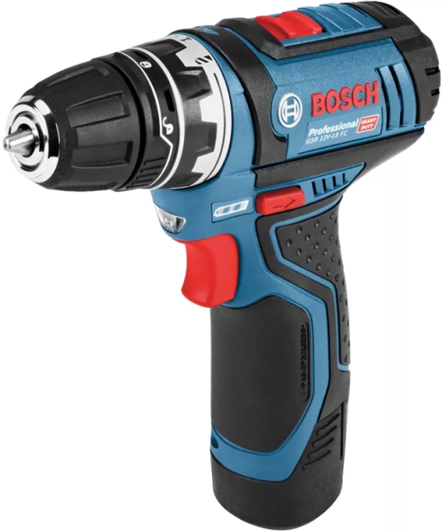 Дрель-шуруповерт аккумул. GSR 12V-15 FC 12 В BOSCH купить в Перми