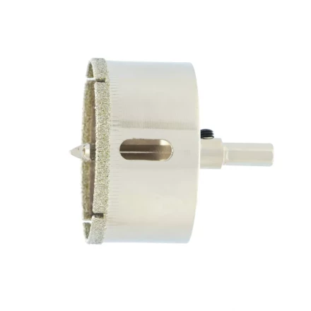 Сверло по керамической плитке и стеклу Сибртех, 55 х 55 мм, шестигранный хвостовик, с центрующим сверлом 72723 купить в Перми