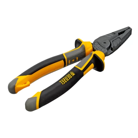 Плоскогубцы комбинированные 180 мм Denzel 17081, трехкомпонентные рукоятки купить в Перми