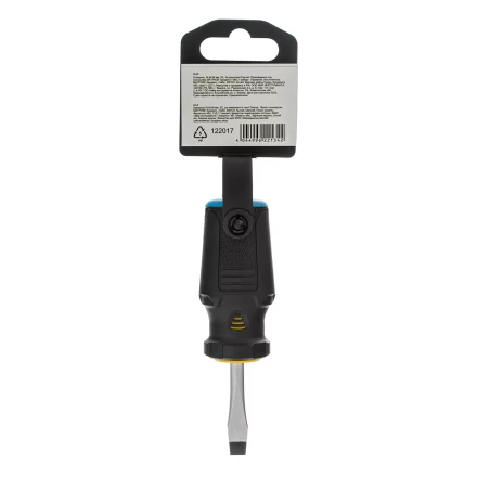 Отвертка, SL6x38 мм, S2, 3к рукоятка Denzel 122017 купить в Перми