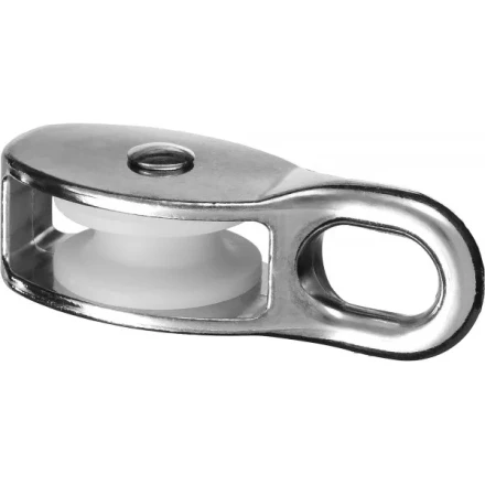 Блок ЗУБР одинарный, оцинкованный, нейлоновый шкив, 6x20мм, 1 шт 4-304586-20 купить в Перми