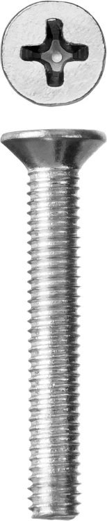 Винт DIN 965, M6 x 50 мм, 5 шт, кл. пр. 4.8, оцинкованный, ЗУБР 303116-06-050 купить в Перми