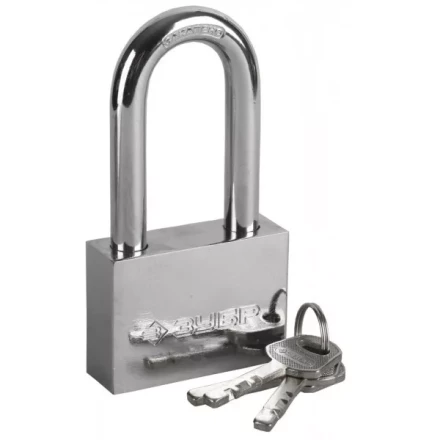 Замок ЗУБР &quot;МАСТЕР&quot; навесной, стальной корпус, закаленная удлиненная дужка, 60мм 3710-60-1 купить в Перми