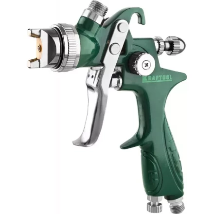 Краскопульт пневматический KRAFTOOL AirKraft, HVLP, с верхним бачком, 1,7мм 06522-1.7 купить в Перми