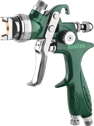 Краскопульт пневматический KRAFTOOL AirKraft, HVLP, с верхним бачком, 1,7мм 06522-1.7 купить в Перми