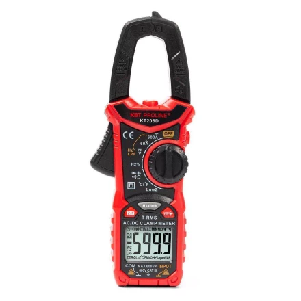 Токоизмерительные клещи КВТ KT 206D с True RMS (80753) купить в Перми
