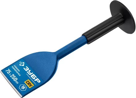 ЗУБР 75 х 250 мм, зубило-конопатка с протектором, Профессионал (2123-75) купить в Перми