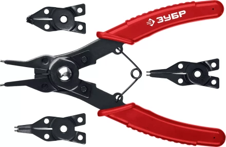 ЗУБР 4-в-1, 4 насадки, съемник стопорных колец (2283) купить в Перми