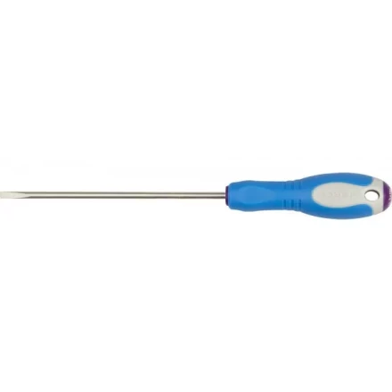 Отвертка ЗУБР, Cr-V сталь, трехкомпонентная рукоятка, цветовая индикация типа шлица, SL, 3,0x100мм 25251-3.0-100 купить в Перми