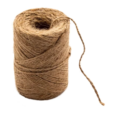 Шнур банковский джутовый 100 м, в диспенсере, вес 120 гр +- 10%, Россия Сибртех 94156 купить в Перми
