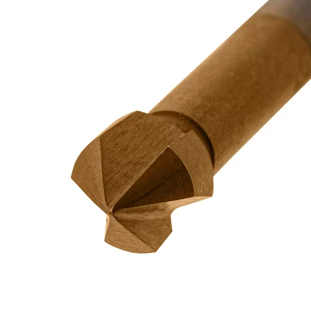 Зенковка конусная под М4, HSS, по металлу, цилиндрический хвостовик Denzel 72302 купить в Перми