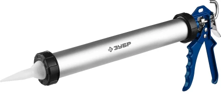 Пистолет для герметика ЗУБР &quot;ПРОФЕССИОНАЛ&quot;, закрытый, алюминиевый корпус, 600мл 06633-60 купить в Перми