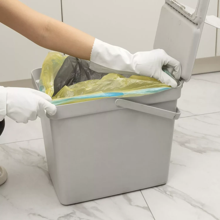 Пакеты для мусора с завязками 35 л x 15 шт. желтые, Home Palisad 927165 купить в Перми