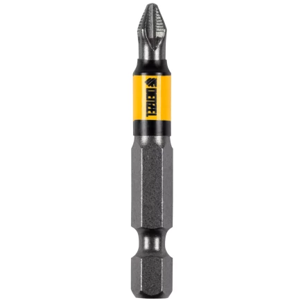 Бита PH2х50, сталь S2, цилиндр., 10 шт. Е 6,3 Denzel 11641 купить в Перми