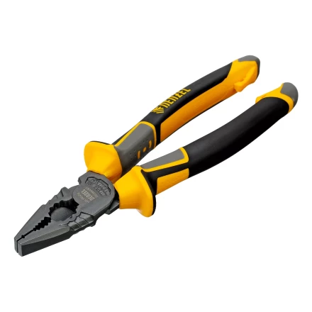 Плоскогубцы комбинированные 205 мм Denzel 17082, трехкомпонентные рукоятки купить в Перми