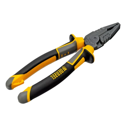 Плоскогубцы комбинированные 205 мм Denzel 17082, трехкомпонентные рукоятки купить в Перми