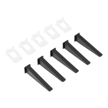 Комплект зажим + клин для системы выравнивания плитки СВП Ворота, 40/40 шт. в пакете Matrix 88117 купить в Перми