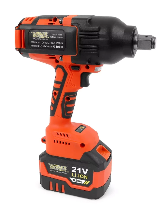 Аккумуляторный ударный гайковерт MESSER T9200 2000Нм 6Ач купить в Перми