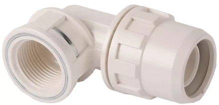 Муфта ЗУБР &quot;ШиреФит&quot; соединительная угловая 90°, &quot;штуцер с гайкой - внутренняя резьба&quot;, 26мм-3/4&quot; 51466-26-3/4 купить в Перми