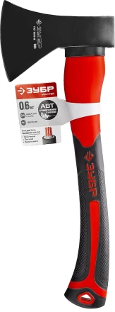 Топор ЗУБР &quot;МАСТЕР&quot; кованый с двухкомпонентной стеклопластиковой рукояткой, 0,6кг 2061-06 купить в Перми