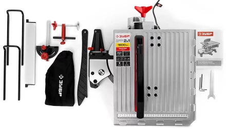 Пила торцовочная комбинированная 2 в 1 ЗПТК-255-1800 серия МАСТЕР купить в Перми