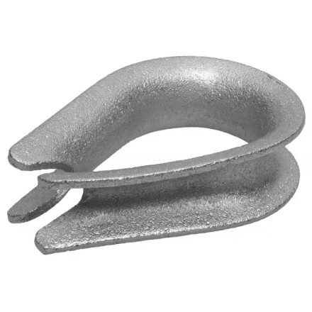 Коуш ЗУБР DIN 6899, оцинкованный, 10мм, 1 шт 4-304496-10 купить в Перми