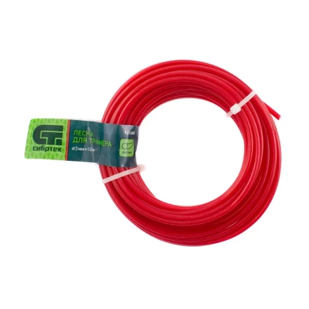 Леска для триммера круглая, 3.0 мм х 10 м, Россия Сибртех 961485 купить в Перми