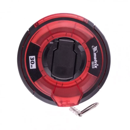 Рулетка геодезическая 30 м х 12,5 мм закрытый корпус стальная лента односторонняя шкала Pro Matrix 31281 купить в Перми