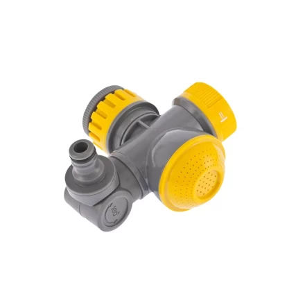 Соединитель для крана с внутренней резьбой 1/2&quot; - 3/4&quot; с переключателем и шарниром PALISAD LUXE 66253 купить в Перми