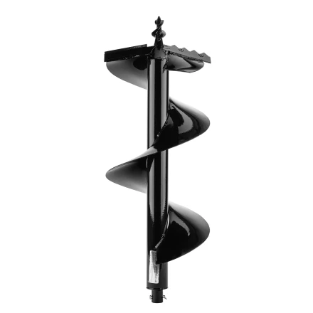 Шнек для грунта ER-300, диаметр 300 мм, длина 800 мм,соединение 20 мм, съемный нож Denzel 56010 купить в Перми