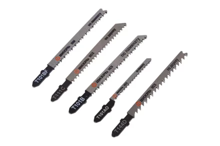 Набор пилок для лобзика по дереву 5шт Вихрь 73/10/5/16 купить в Перми