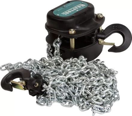 Таль цепная KRAFTOOL шестеренная, 1т / 3м 43087-1 купить в Перми