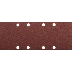 Лист шлифовальный ЗУБР "МАСТЕР", 8 отверстий, для ПШМ на зажимах, Р40, 93х230мм, 5шт 35591-040
