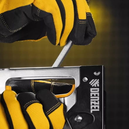 Скобы Denzel 12 мм, для мебельного степлера, тип 53, 2000 шт. 41103 купить в Перми