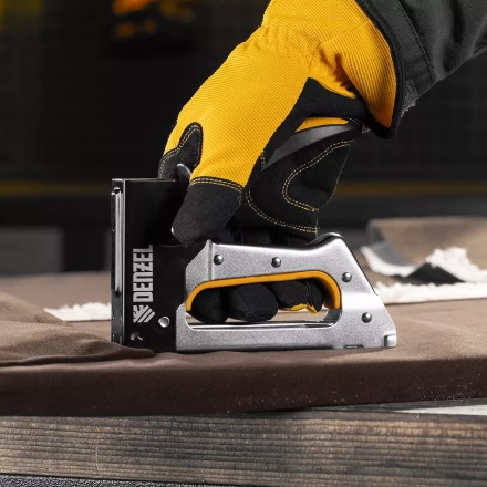 Скобы Denzel 12 мм, для мебельного степлера, тип 53, 2000 шт. 41103 купить в Перми