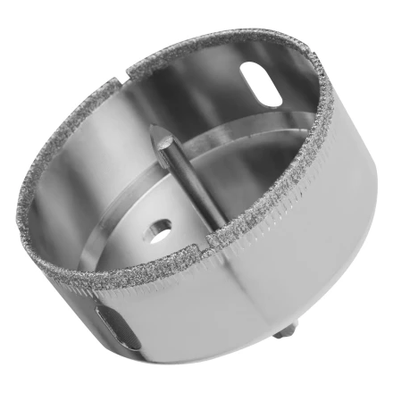 Сверло по керамической плитке и стеклу Сибртех, 68 х 55 мм, шестигранный хвостовик, с центрующим сверлом купить в Перми