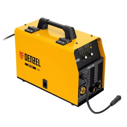 Аппарат инвертор. полуавтомат. cварки Denzel IMIG-160 Synergy 94314, 160 А, ПВ 60%, катушка 5 кг купить в Перми