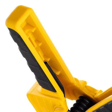 Струбцина клещеобразная Denzel, удлиненная 75 х 110 мм двухкомпонентные рукоятки, 20790 купить в Перми