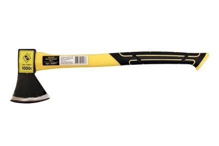 Топор валочный 1000 грамм с фиберглассовой рукояткой Энкор 23077 купить в Перми