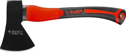 Топор ЗУБР &quot;МАСТЕР&quot; кованый с двухкомпонентной стеклопластиковой рукояткой, 0,8кг 2061-08 купить в Перми