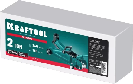 Домкрат подкатной гидравлический KRAFTOOL INDUSTRIE 43453-2 купить в Перми