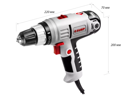 Дрель-шуруповерт сетевая в кейсе ЗСШ-300-2 К серия МАСТЕР купить в Перми